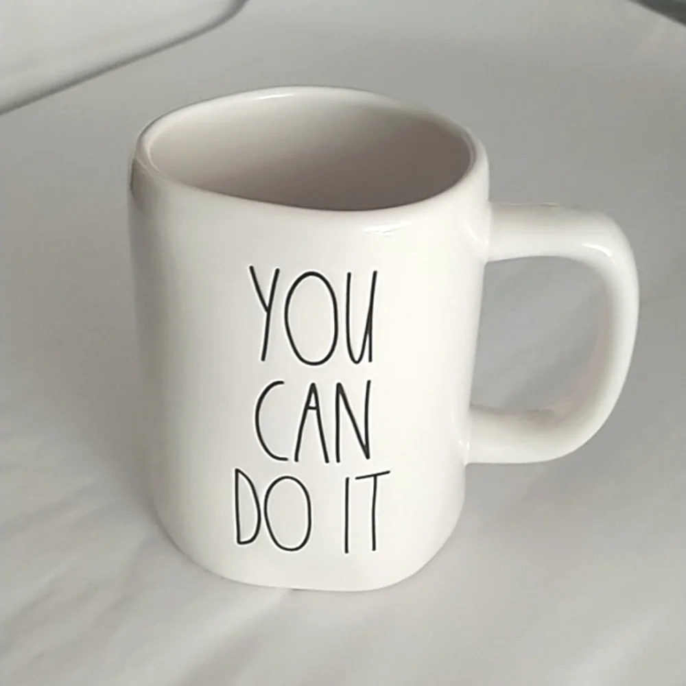 Rae Dunn " You Can Do It " Ceramic Coffee Tea Mug - Picture 2 of 3